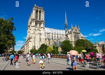 Notre Dame Cathedral, Paris, France Stock Photo