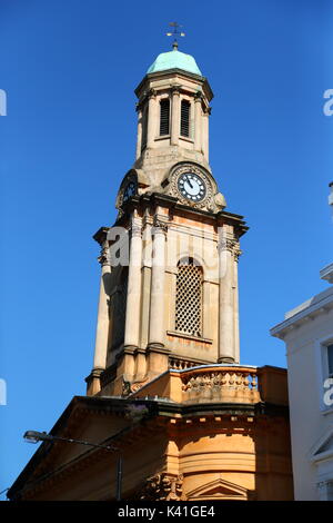 Church tower of St Peter's Church in Notting Hill, London, UK Stock Photo