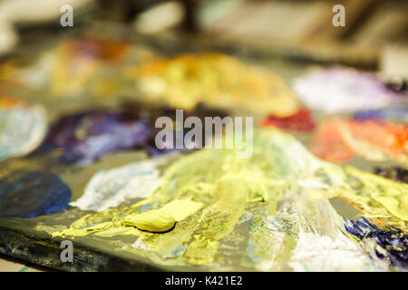 Oil on canvas.  Stock Photo