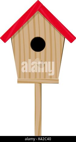 Cute cartoon birdhouse isolated Stock Vector Image & Art - Alamy
