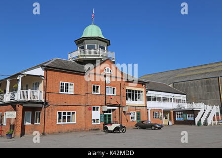 Clubhouse, Brooklands Museum, Weybridge, Surrey, England, Great Britain, United Kingdom, UK, Europe Stock Photo