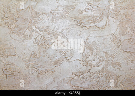 Stucco wall - White stucco textured wall background with natural light. Stock Photo
