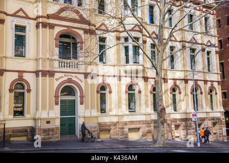 Royal Naval House in Sydney designed by Varney Parkes originally for the australian navy, now used by Sydney futures exchange,Sydney,Australia Stock Photo