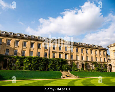 Main Quad, Worcester College, University of Oxford, Oxford, Oxfordshire, England, UK, GB. Stock Photo