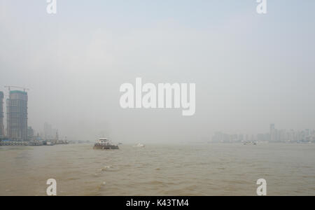 yellow river life, wuhan, smog Stock Photo