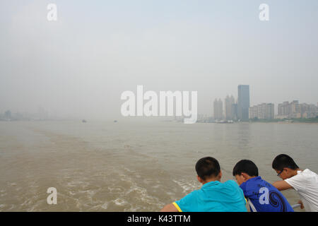 yellow river life, wuhan, smog Stock Photo