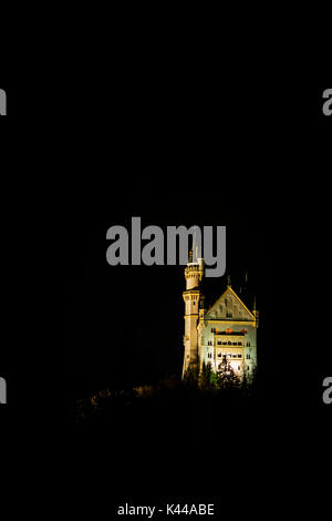 Neuschwanstein, Schwangau, Federal State of Bavaria, Germany. Castle of King Ludwig II. Stock Photo