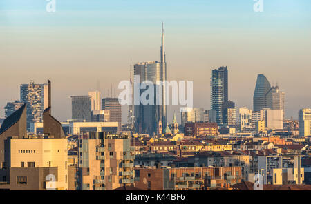 Milan, Lombardy, Italy. Milan's skyline Stock Photo