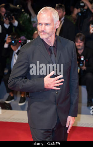 Venice, Italiy. 04th Sep, 2017. Martin McDonagh attending the 'Three Billboards Outside Ebbing, Missouri' premiere at the 74th Venice International Film Festival at the Palazzo del Cinema on September 04, 2017 in Venice, Italy Credit: Geisler-Fotopress/Alamy Live News Stock Photo