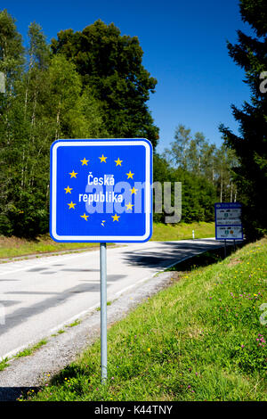 The border between Austria and Czechoslovakia Stock Photo: 157459173 ...