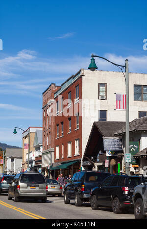 Main Street, Lake Placid, New York, in the Adirondacks Stock Photo - Alamy