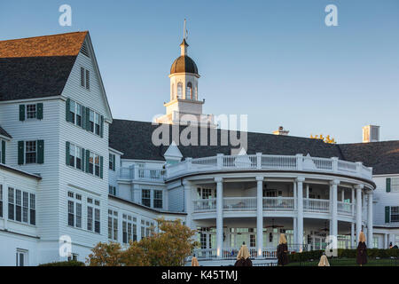 USA, New York, Adirondack Mountains, Bolton Landing, Sagamore Resort, autumn Stock Photo