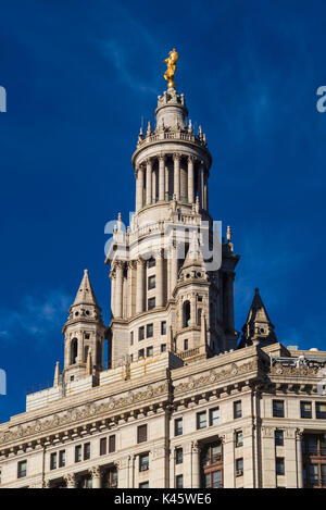 USA, New York, New York City, Lower Manhattan, The David N. Dinkins Municipal Building Stock Photo