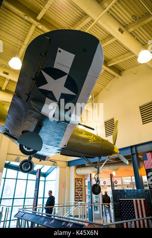 USA, New York, Western New York, Buffalo, Buffalo and Erie Couny Military Park,  Bell P-39 Airacobra, WW2 fighter plane Stock Photo