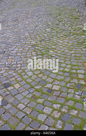 sett stone pavement Stock Photo