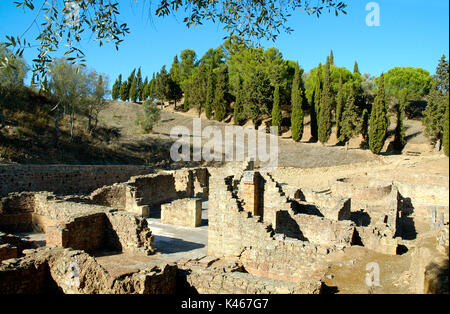 Roman ruins of Miróbriga. Santiago do Cacem, Alentejo. Portugal Stock Photo