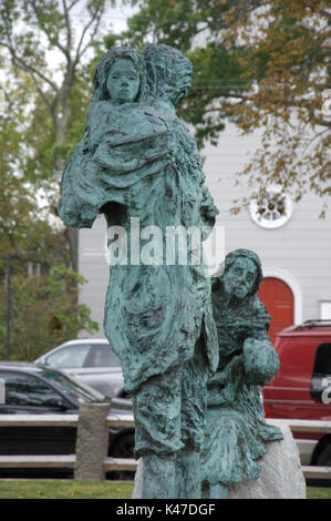 The Irish Famine Memorial By Maurice Harron At Dawes Island Park In ...