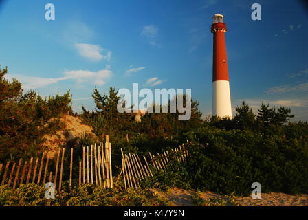 Barnegat Lighthouse on the Jersey Shore Stock Photo