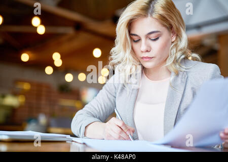 Writing down Creative Ideas Stock Photo