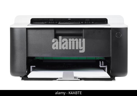 Compact printer isolated Stock Photo