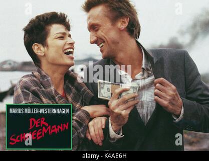 Der Schneemann, Deutschland 1984, Regie: Peter F. Bringmann, Darsteller: Polly Eltes, Marius Müller Westernhagen Stock Photo