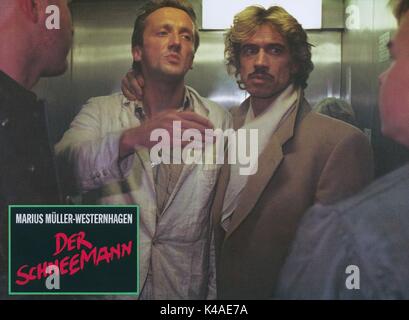 Der Schneemann, Deutschland 1984, Regie: Peter F. Bringmann, Darsteller: Marius Müller Westernhagen Stock Photo