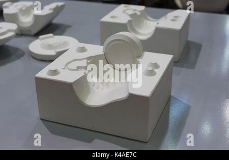 white mould for ceramic slip casting production process ; toilet bowl ...