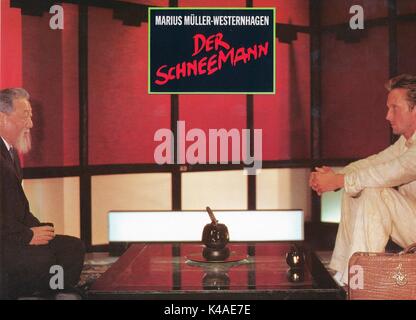 Der Schneemann, Deutschland 1984, Regie: Peter F. Bringmann, Darsteller: John Ma, Marius Müller Westernhagen Stock Photo