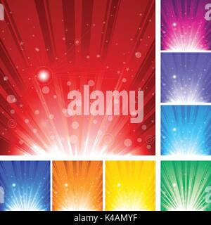 Abstract Star Background Stock Vector