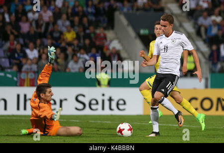 Visar Bekaj of Kf Tirana during the first round of UEFA Champions League  2022-2023, football match between Kf Tirana and F91 Dudelange at Air  Albania Stock Photo - Alamy