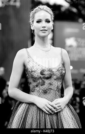 Jennifer Lawrence attending the 'Mother!' premiere at the 74th Venice International Film Festival at the Palazzo del Cinema on September 05, 2017 in Venice, Italy
