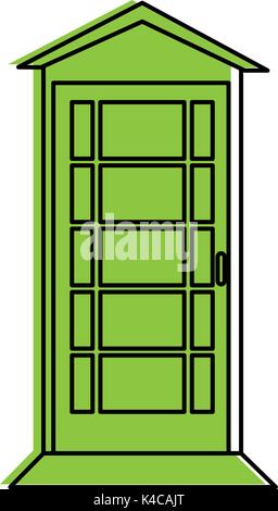 phone booth london related  icon image  Stock Vector