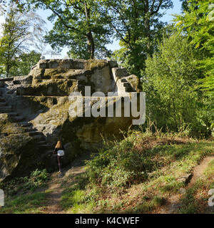 Castle Ruin Rotenhan In Lower Franconia Stock Photo
