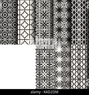 arabic vector pattern,pattern fills, web page background,surface textures Stock Vector