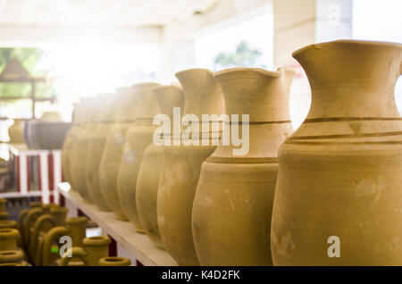 Clay pitcher Stock Photo