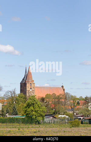 church, Gransee, Brandenburg, Germany Stock Photo