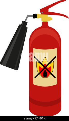 Fire extinguisher logo. Stock Vector