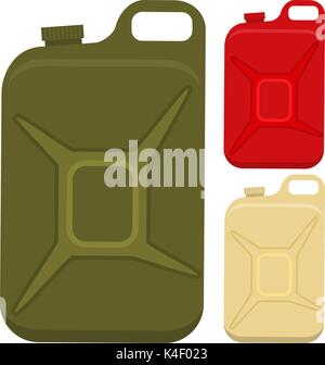 Canister set isolated on white background. Stock Vector