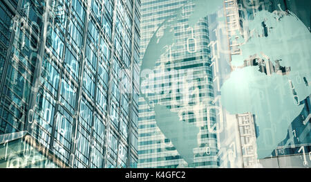 World big data cybersecurity Stock Photo