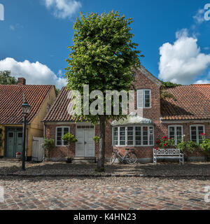 Mogeltonder, little Danish village in the southwest of Jutland peninsula, Denmark Stock Photo