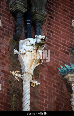 An unusual ornate hopper head on a building in Brighton. Credit Terry Applin Stock Photo