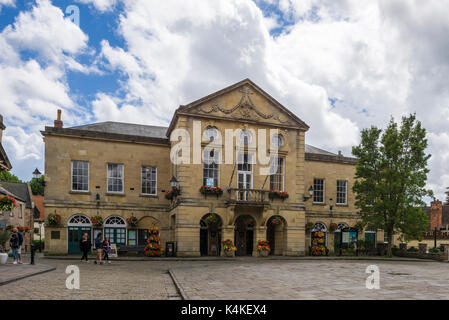 The Town Hall in the city of Wells, Somerset, England. Stock Photo