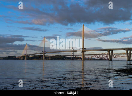 dh Queensferry Crossing FORTH BRIDGE LOTHIAN Three River Forth Queensferry crossing evening light scotland stay cable stayed road bridges dh Queensferry Crossing FORTH BRIDGE LOTHIAN Three River Forth Queensferry crossing evening light scotland stay cable stayed road bridges