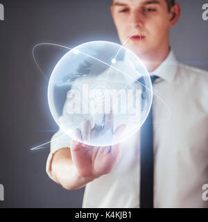 Software development and use of various system integration phase encoding. Stock Photo