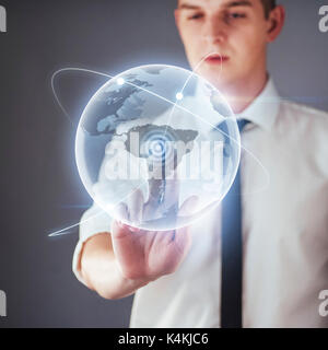 Software development and use of various system integration phase encoding. Stock Photo