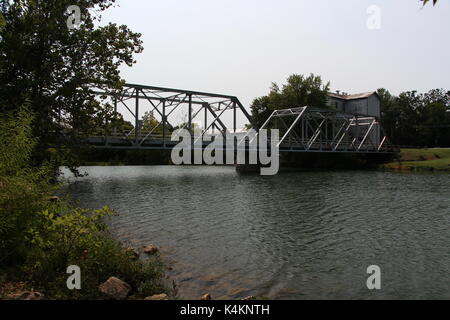 Finley River Bridge Stock Photo