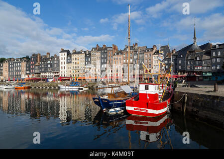 France, Calvados (14), Honfleur, le Vieux Bassin // France, Calvados, Honfleur, the Vieux Bassin Stock Photo