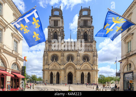 France, Loiret (45), Orléans, cathédrale Sainte-Croix // France, Loiret, Orleans, Sainte Croix cathedral Stock Photo
