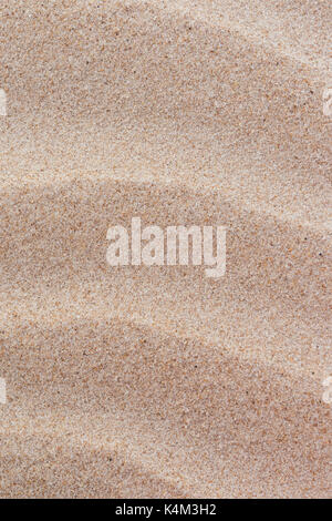 closeup of undulations of the beach sand Stock Photo