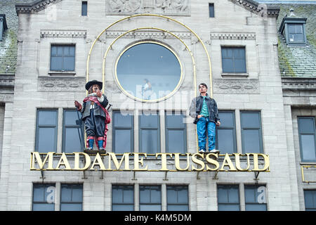 Amsterdam, Netherlands - September 05, 2017: Madame Tussauds wax museum  in Amsterdam, Netherlands Stock Photo